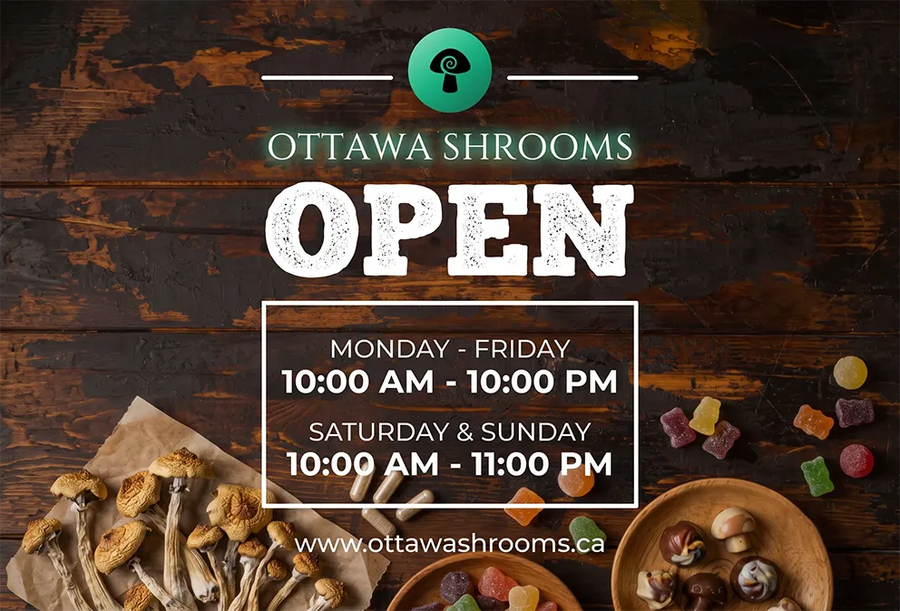 Ottawa Shrooms shipping coverage for Belleville