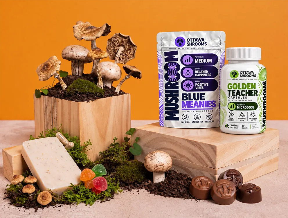 Lab tested magic mushroom products available for Belleville delivery