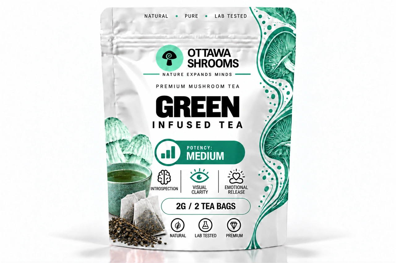 Infused Tea (Green) – Buy Lab-Tested Magic Mushrooms in Ottawa