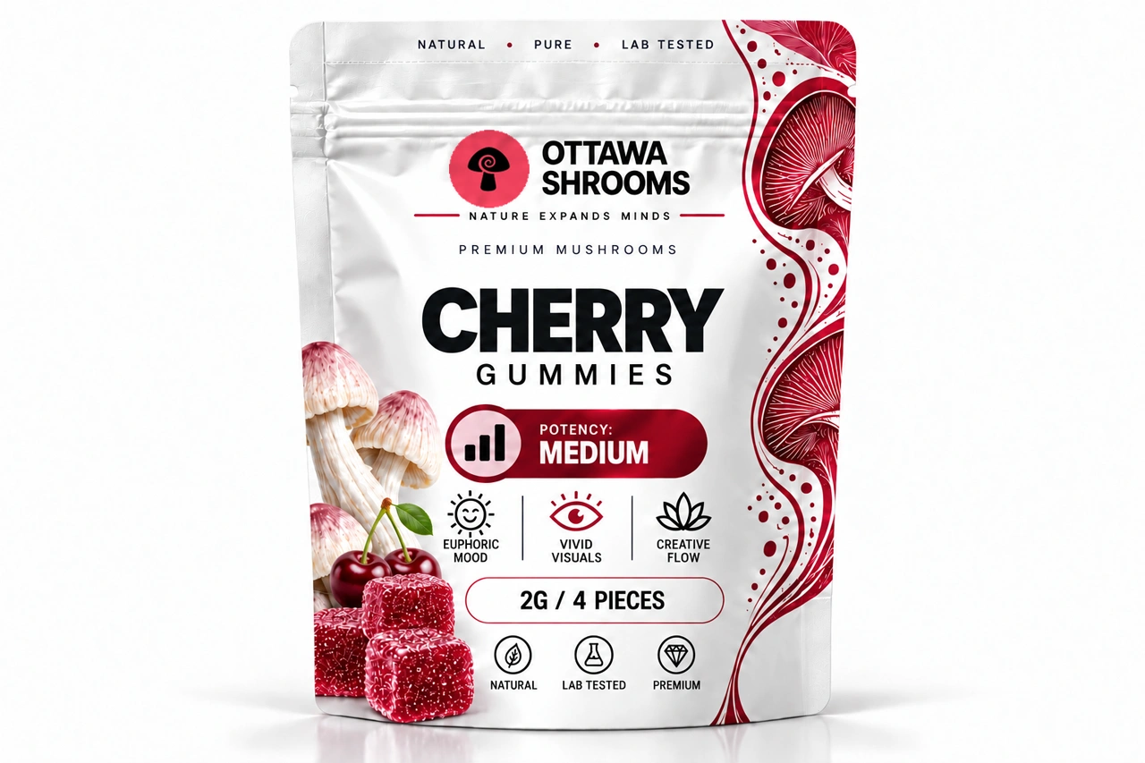 Ottawashrooms Gummies (Cherry) – Buy Lab-Tested Magic Mushrooms in Ottawa